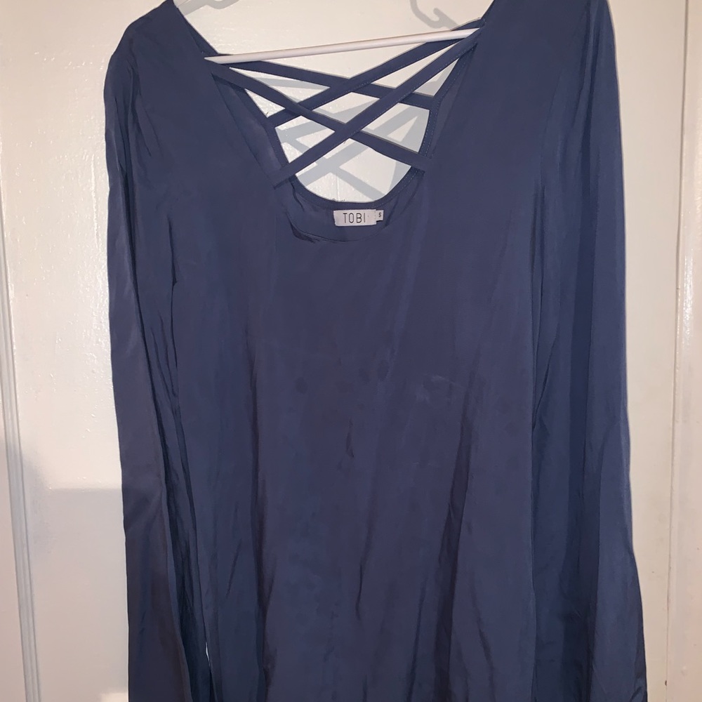 Blue Casual Dress